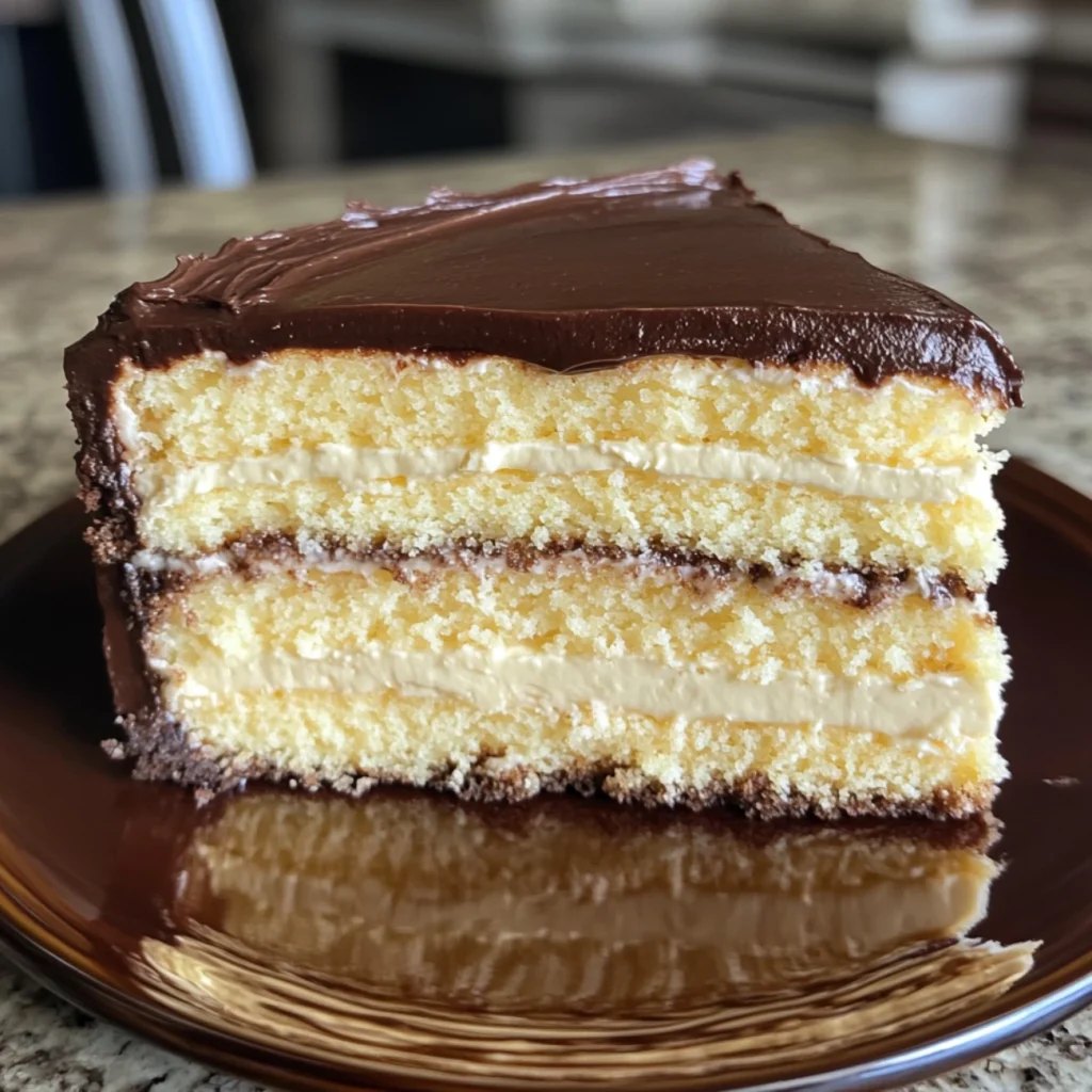 boston cream cake recipe