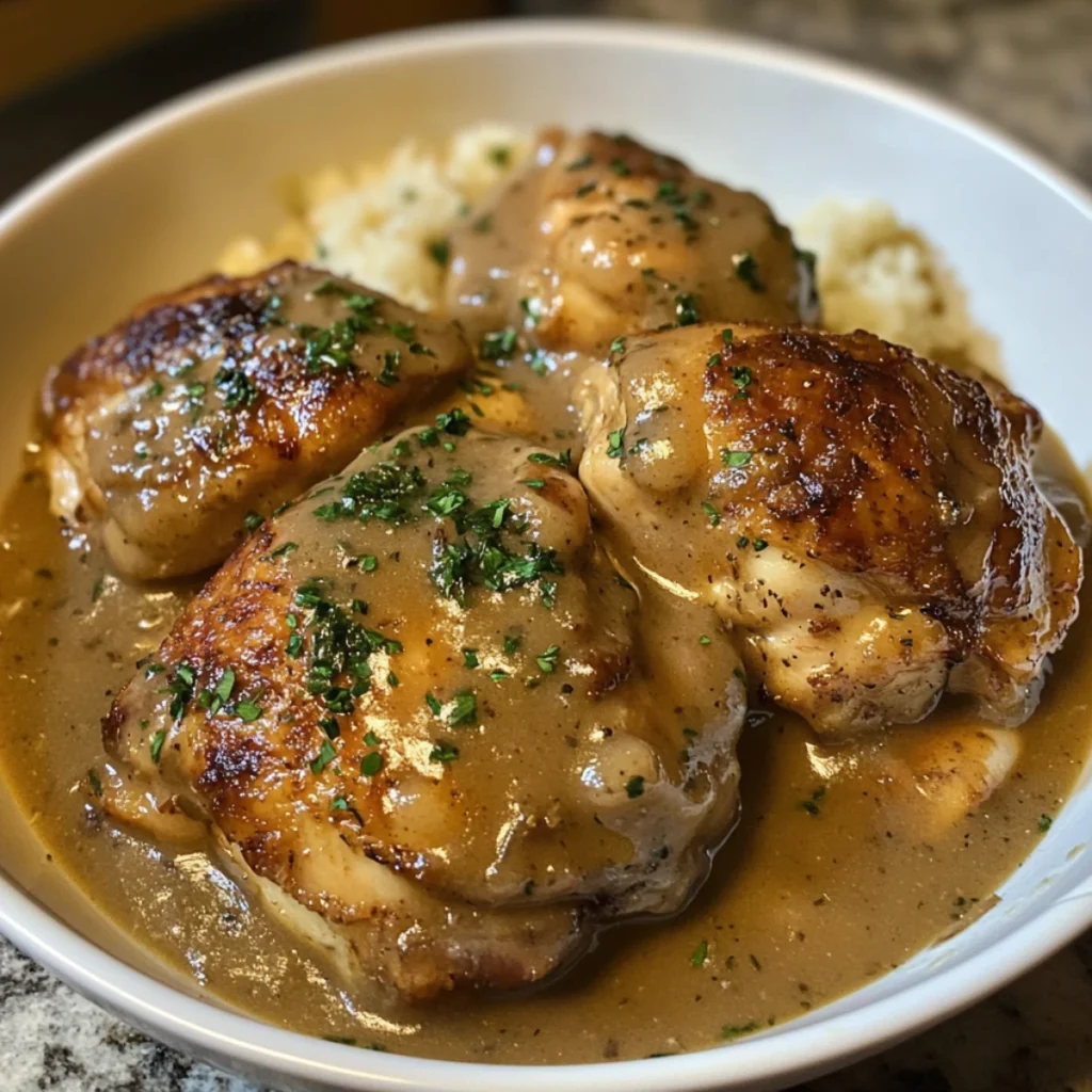 chicken and gravy recipe