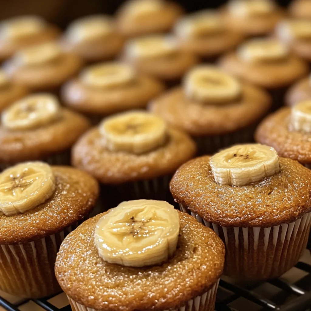 mini banana muffins