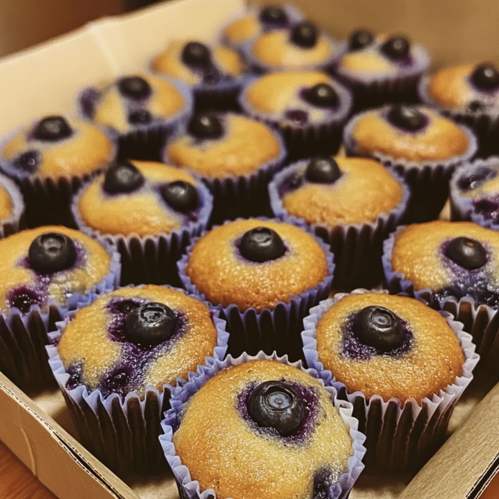 mini blueberry muffins