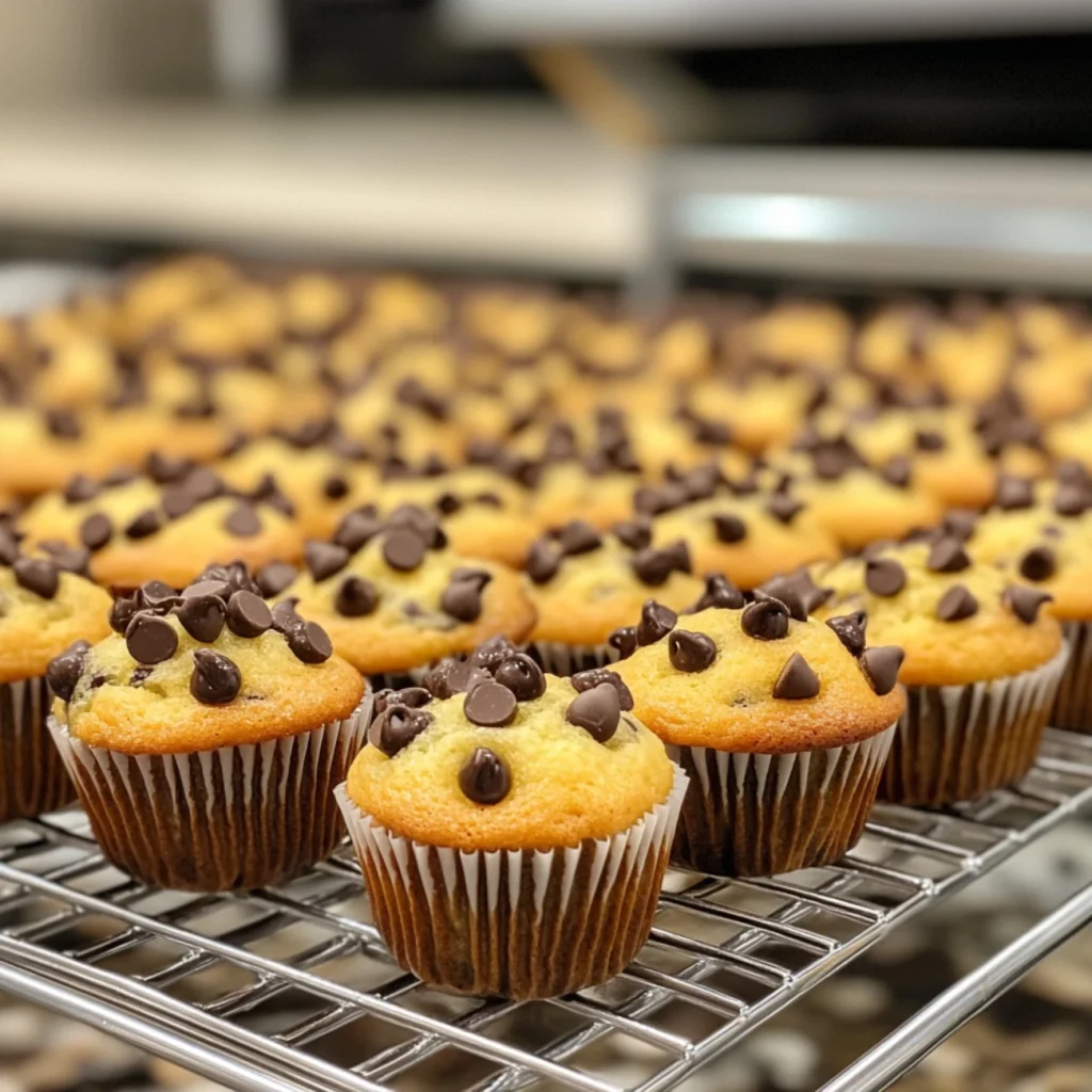 mini chocolate chip muffins