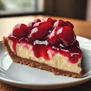 no bake cherry cheesecake