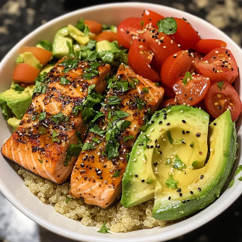 salmon bowl