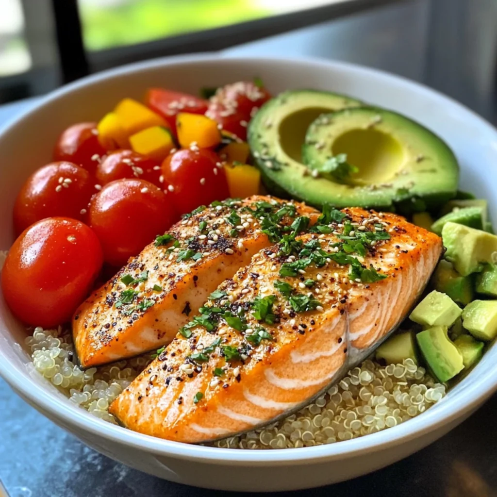 salmon bowl