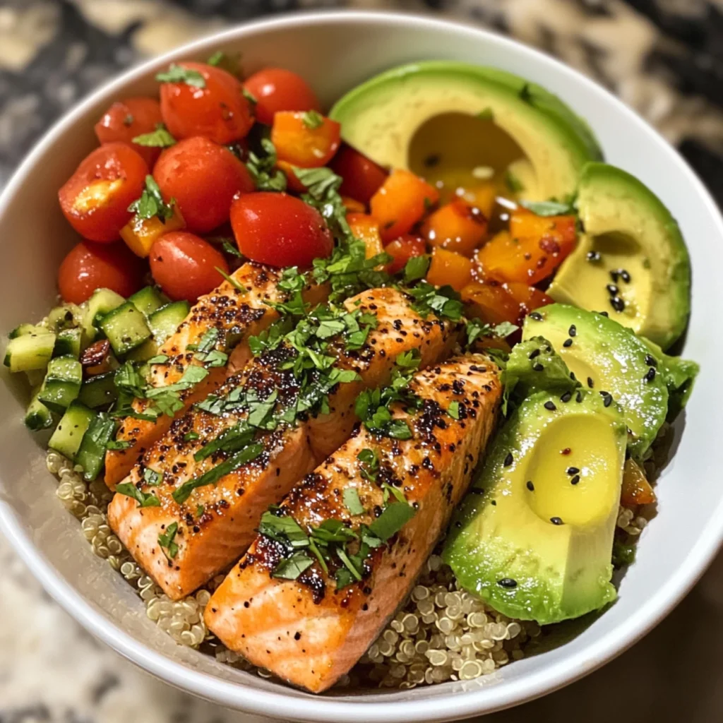 salmon bowl