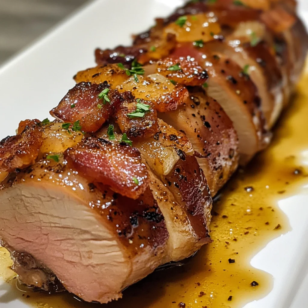 Bacon-Brown Sugar Pork Tenderloin: A Sweet and Savory Delight