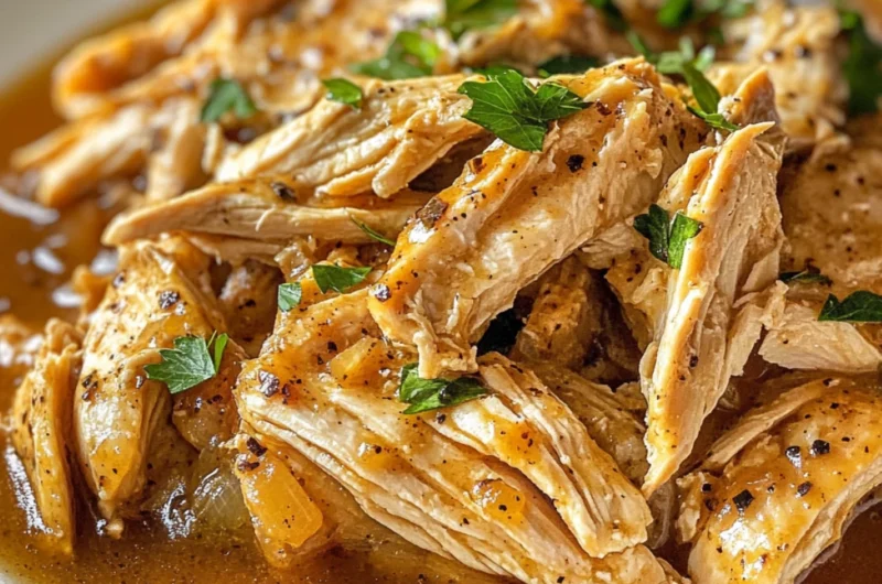 Crockpot Mississippi Chicken Recipe Card